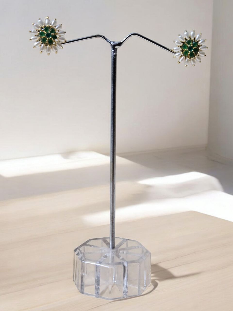 Premium Emerald Green Studs