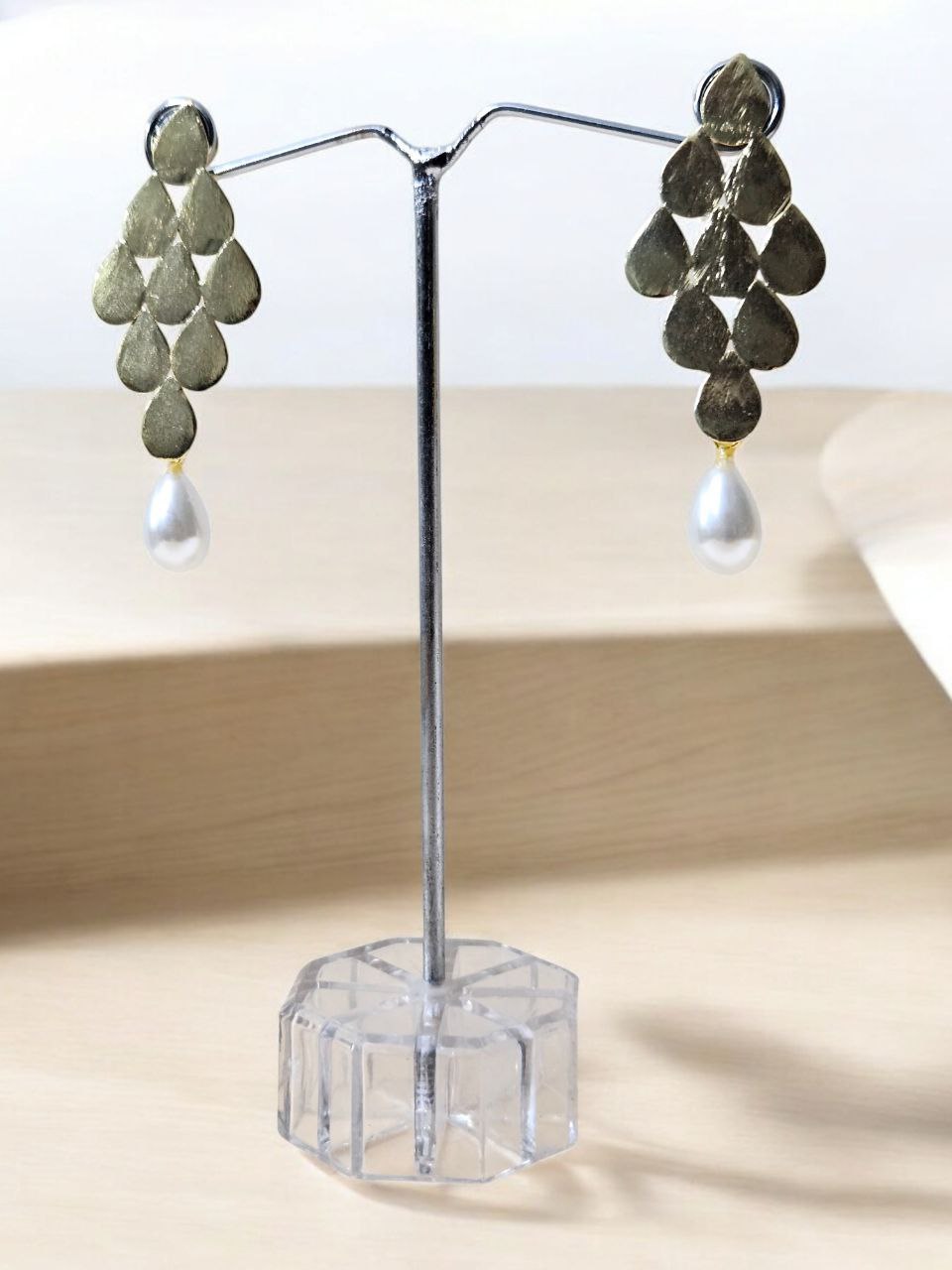 Grapes Brass Earrings