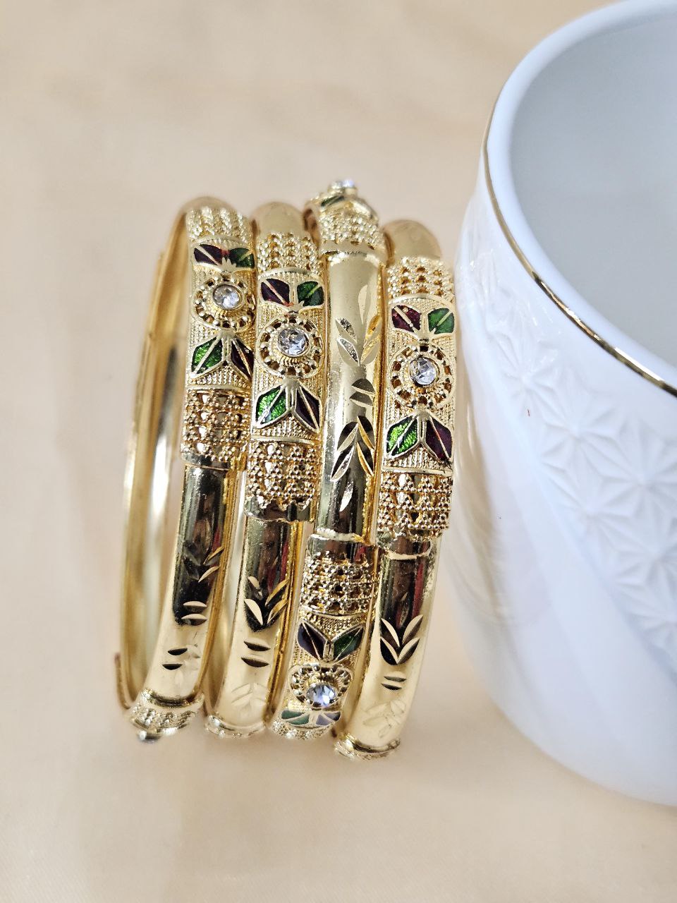 Meenakari AD Premium Daily Wear Bangles