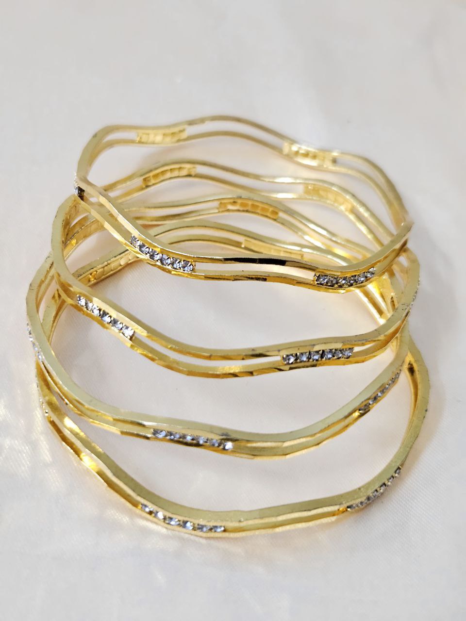 Shimmering AD Premium Daily Wear Bangles