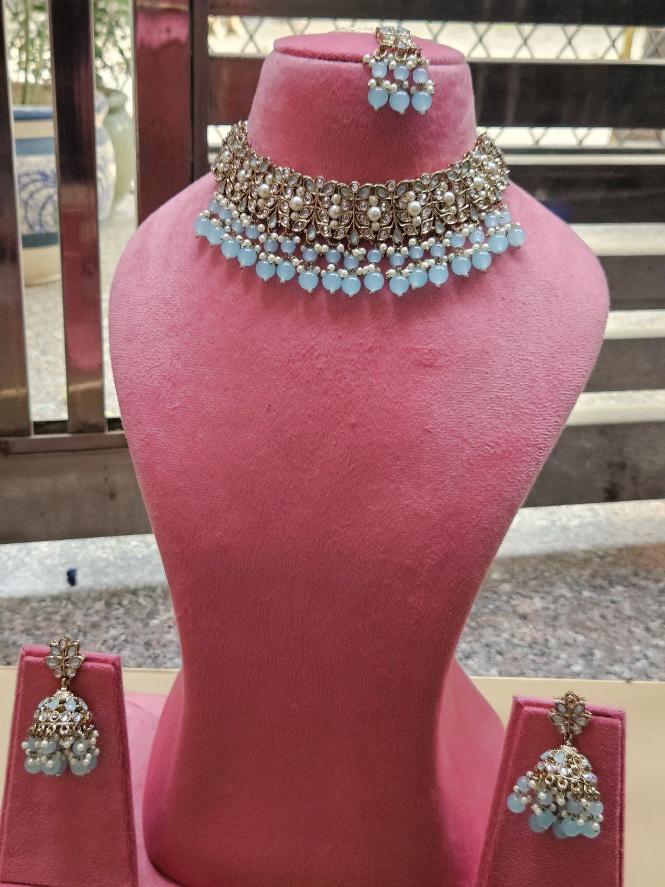 Turquoise Blue Reverse AD Set