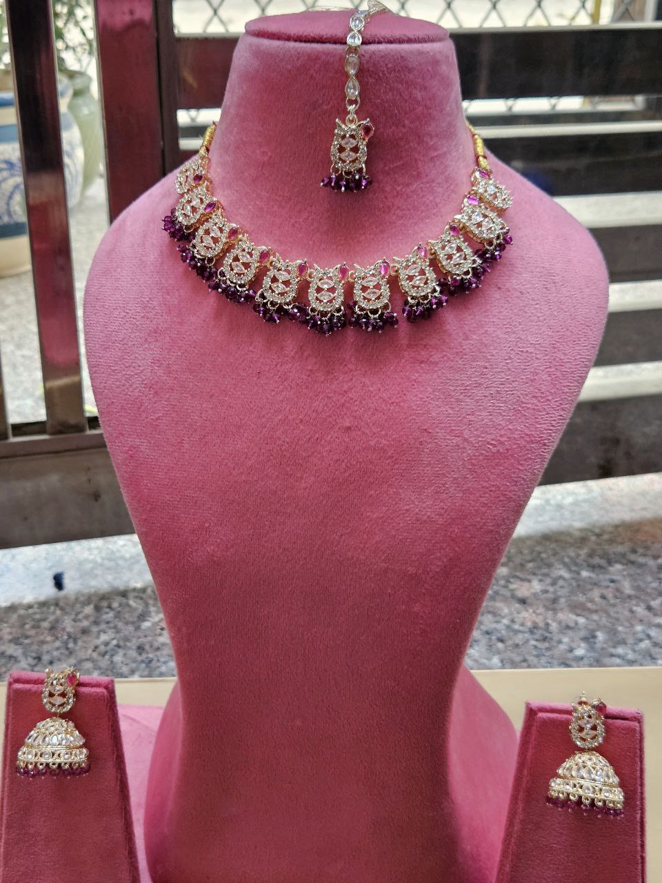 Magenta AD Choker