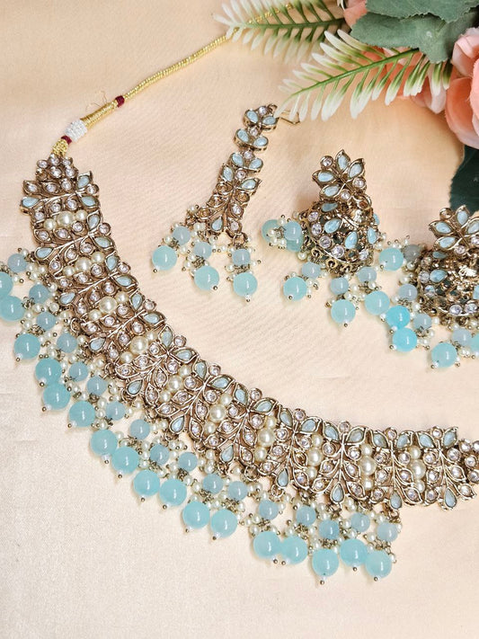 Turquoise Blue Reverse AD Set