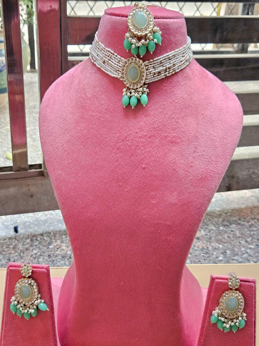 Cheed Moti Monalisa Set