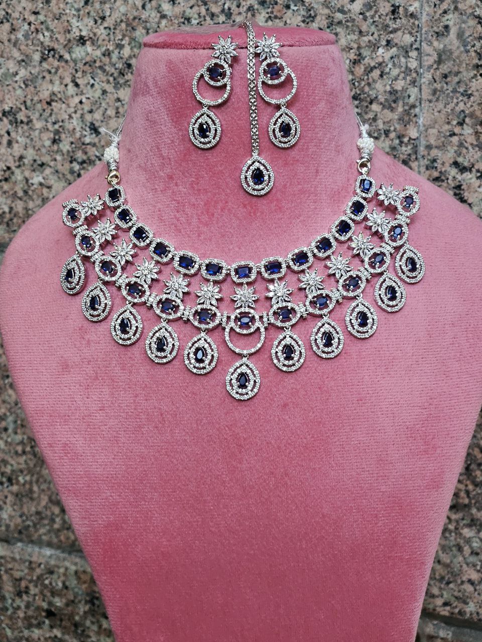 Semi-Bridal Blue AD Set