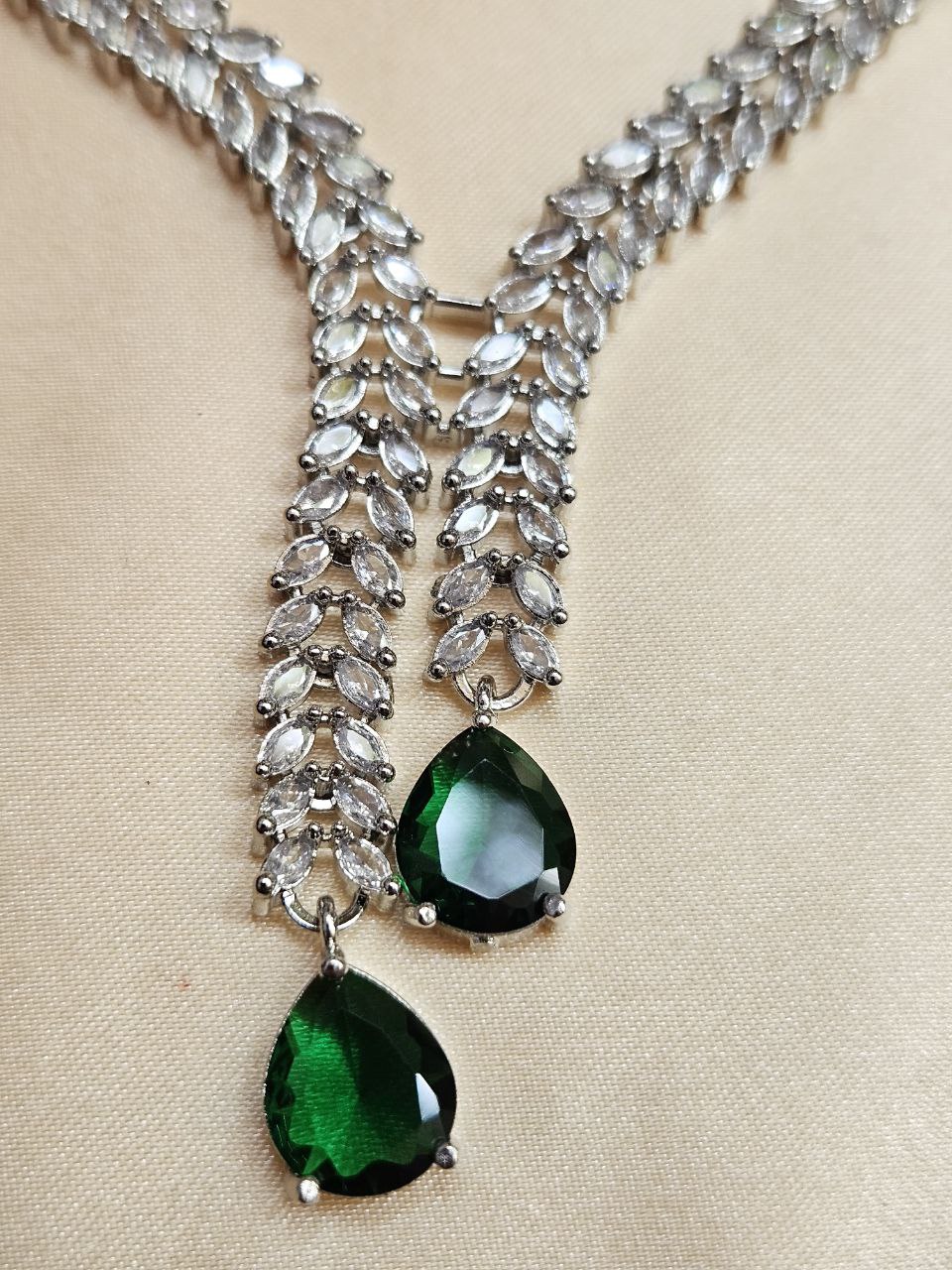 Green Tie AD Necklace