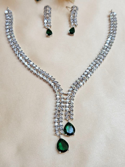 Green Tie AD Necklace