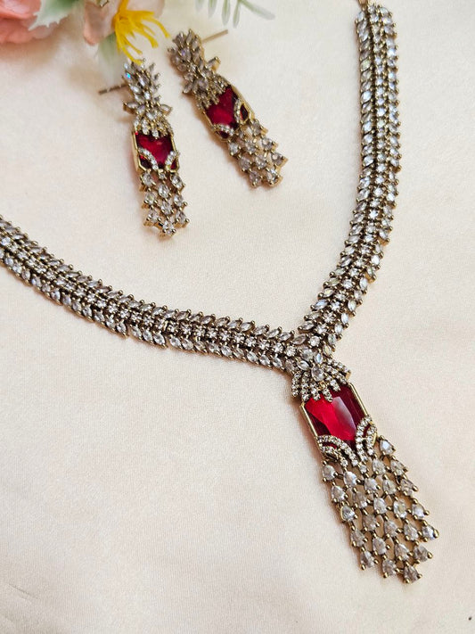 Red Doublet V Shape AD Set