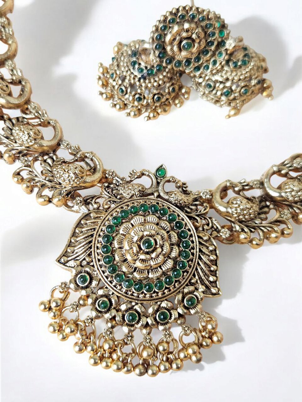 Peacock Temple Set