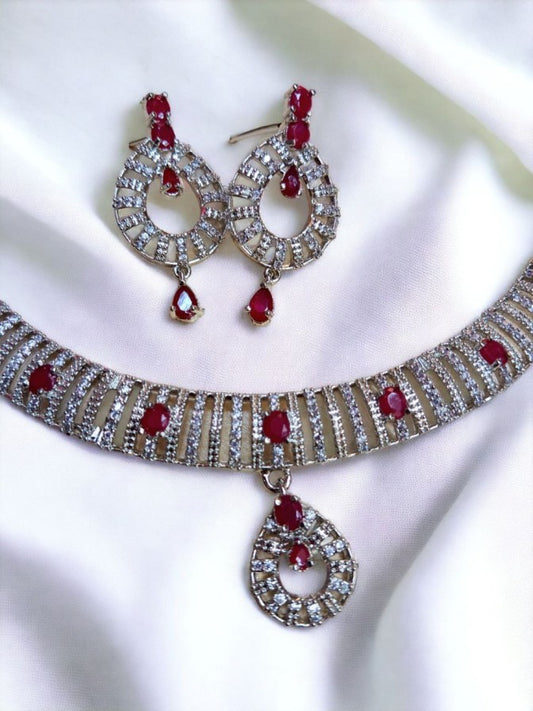 Lyla Red AD Necklace