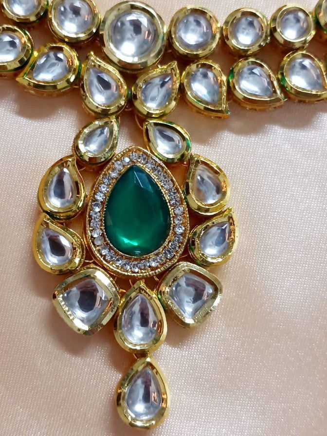 Merina kundan necklace