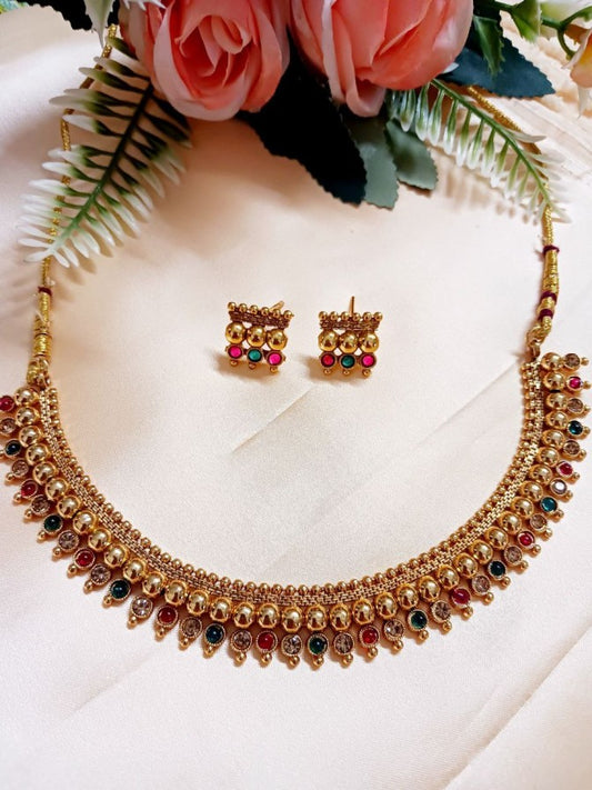 Kirti Gold Necklace