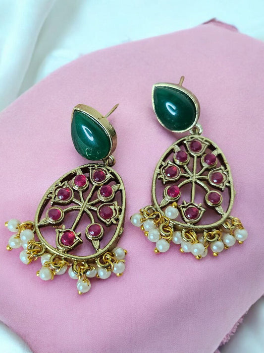 Ria Ruby Premium Earrings