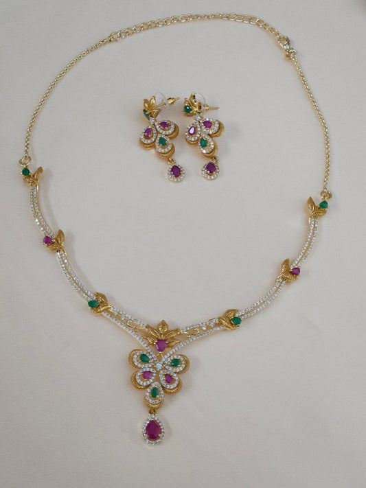 Premium AD Hasli Necklace