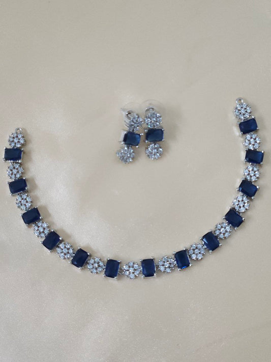 Premium Inc Blue Sleek AD Necklace