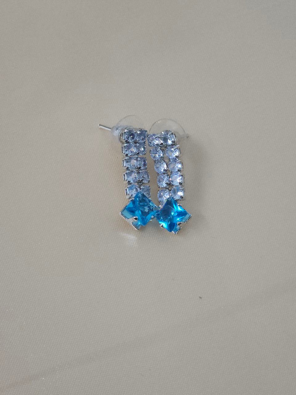 Diamond-Shape Red AD Necklace