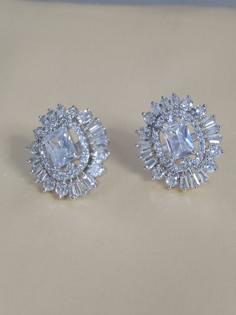 Silver Marcus AD Studs Earrings