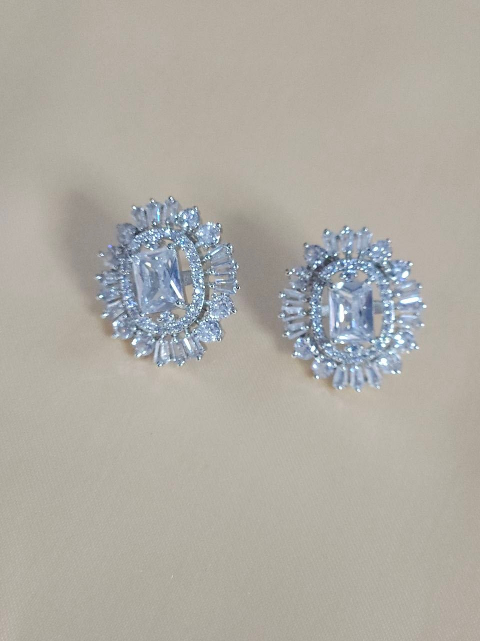 Silver Marcus AD Studs Earrings