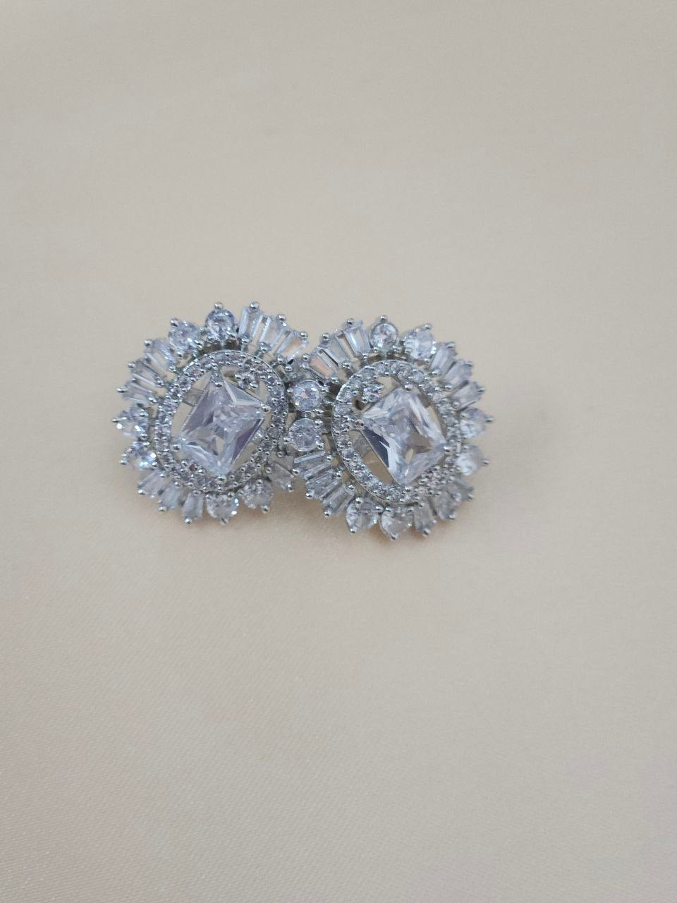 Silver Marcus AD Studs Earrings