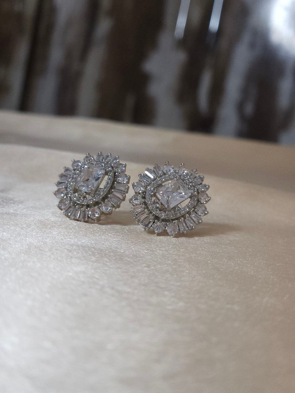 Silver Marcus AD Studs Earrings