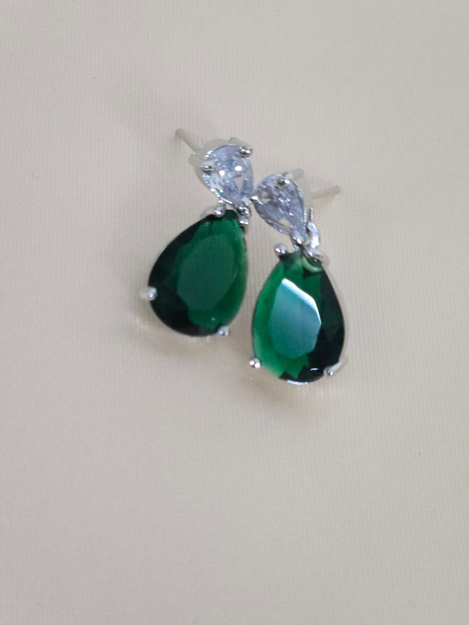 Green Drops Statement AD Necklace