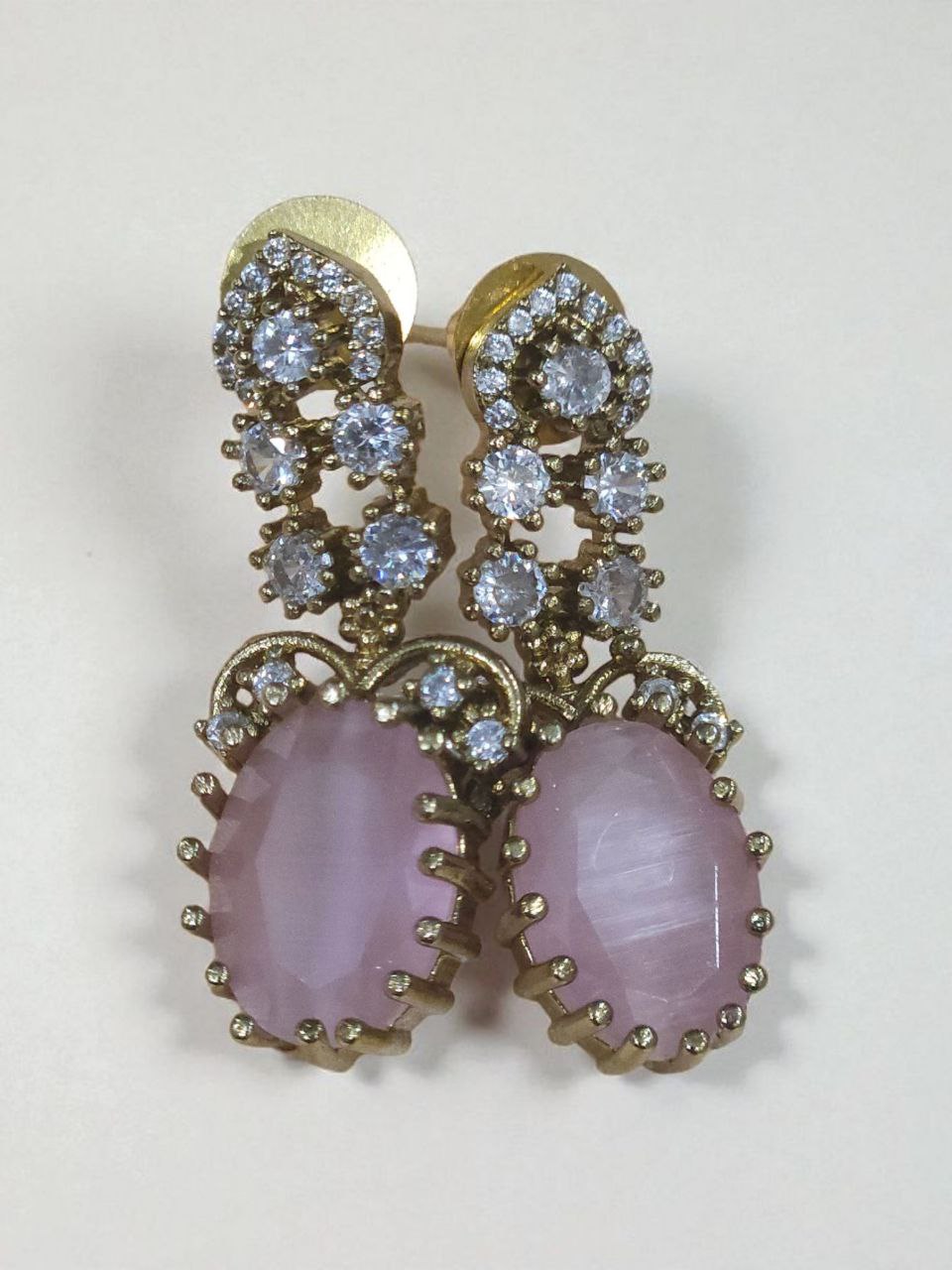 Premium Navratan Gold AD Necklace