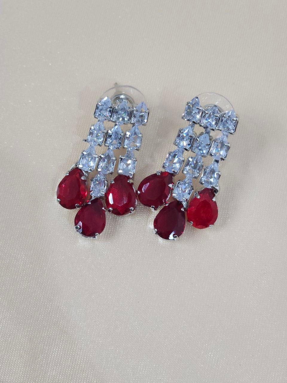 V-Neck Red AD Necklace