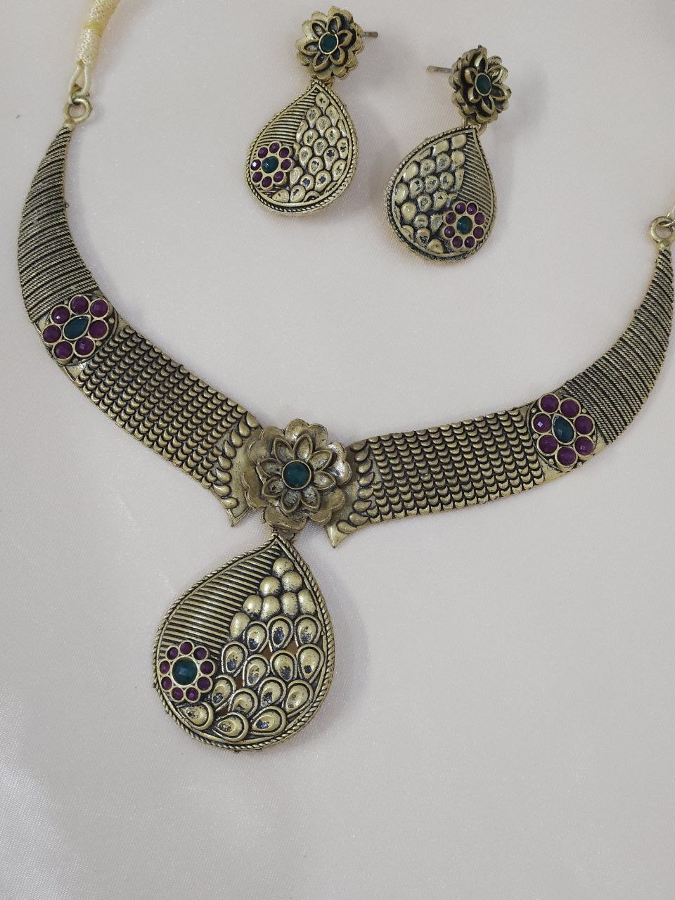 Antique Gold Statement Necklace
