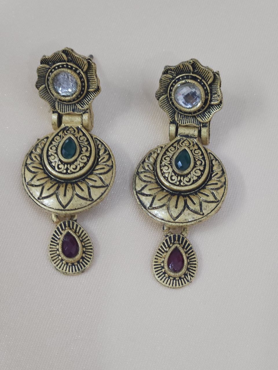 Antique Gold Statement Necklace