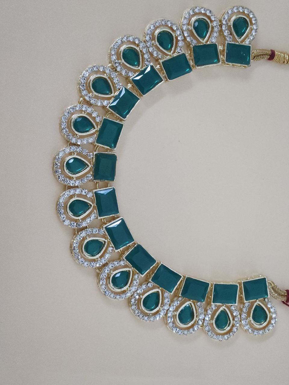 Emerald Green Stone Necklace