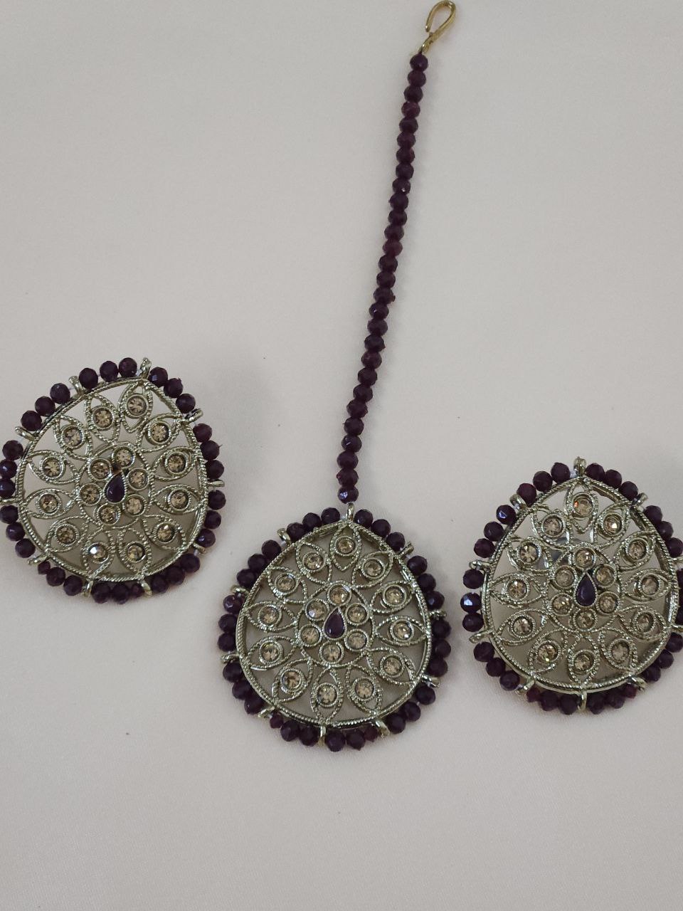 Coke-Color Hydro Beads Necklace