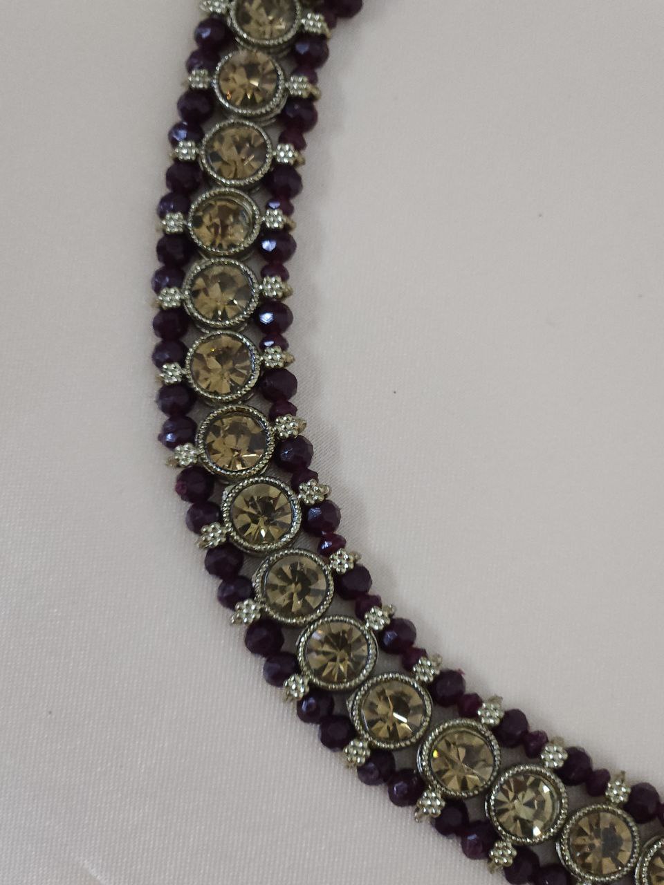 Coke-Color Hydro Beads Necklace