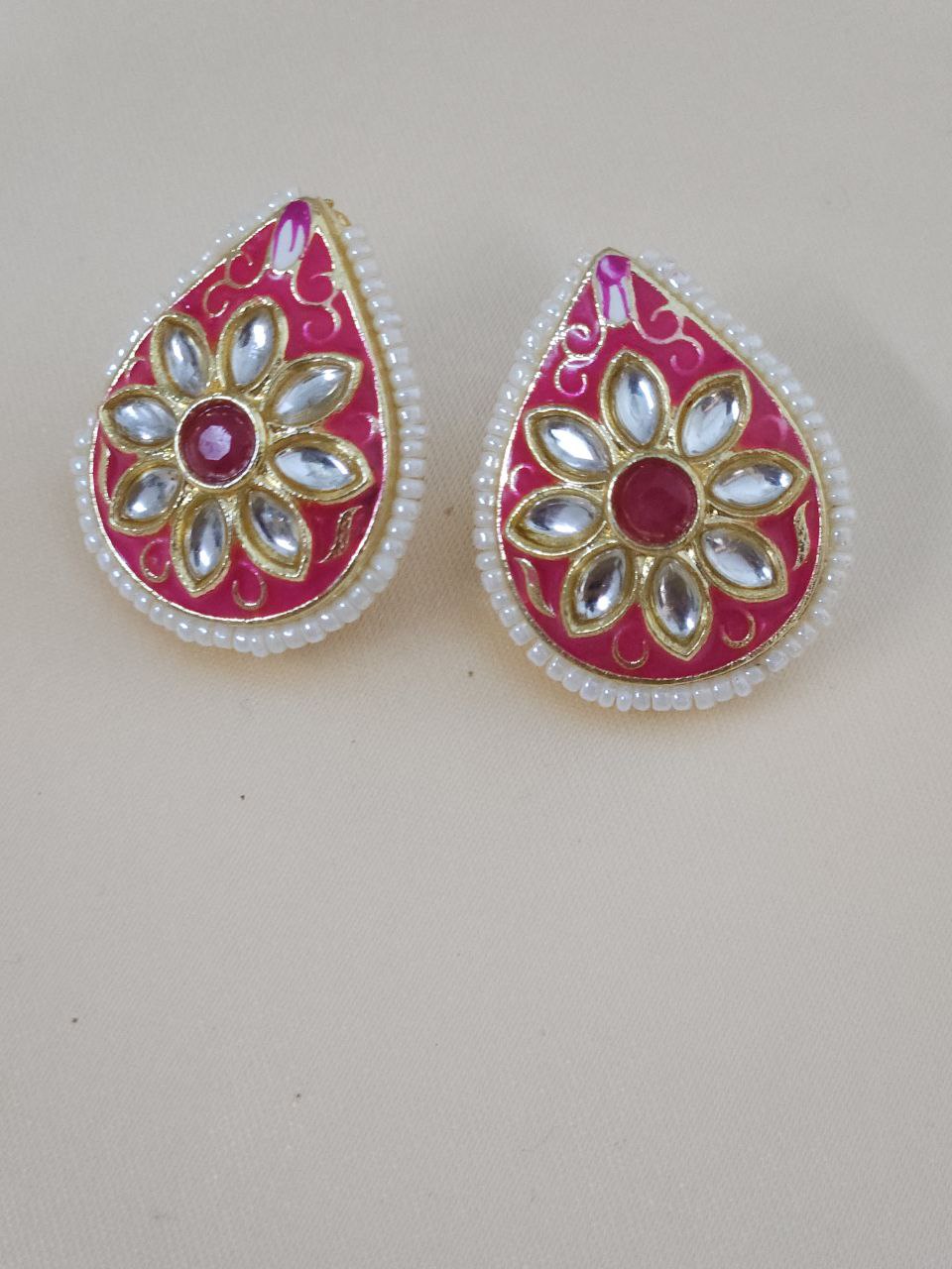 Rani Pink Kundan Choker Necklace