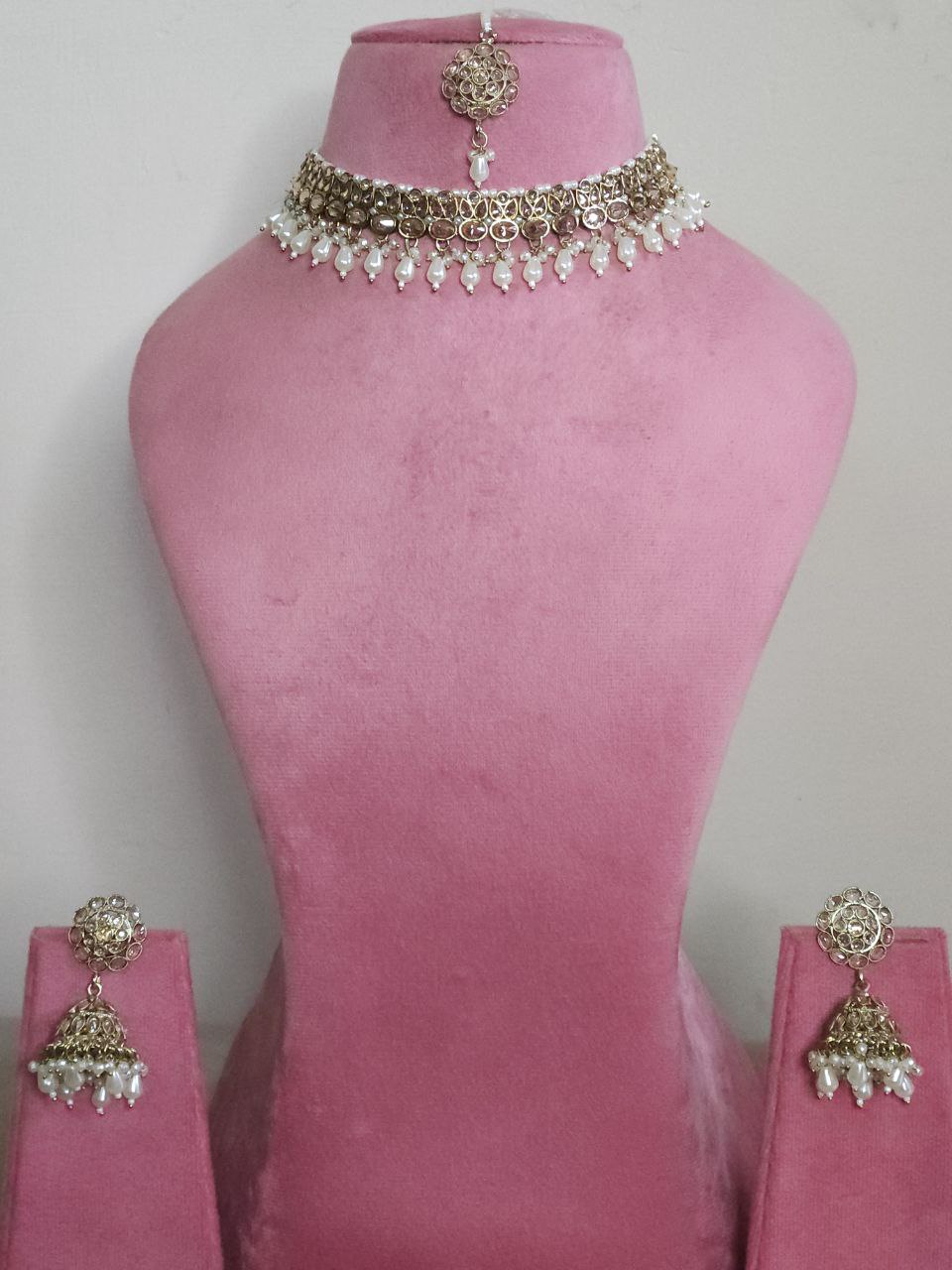 Champagne High-Quality AD Necklace