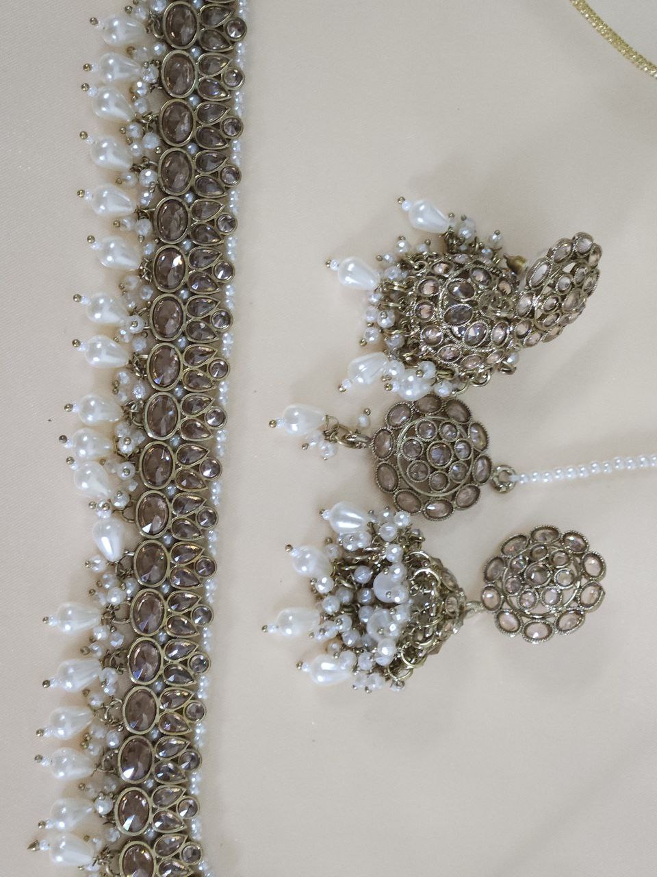 Champagne High-Quality AD Necklace