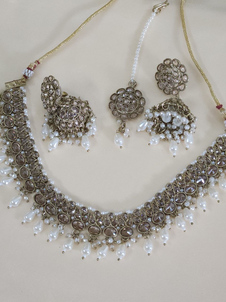 Champagne High-Quality AD Necklace