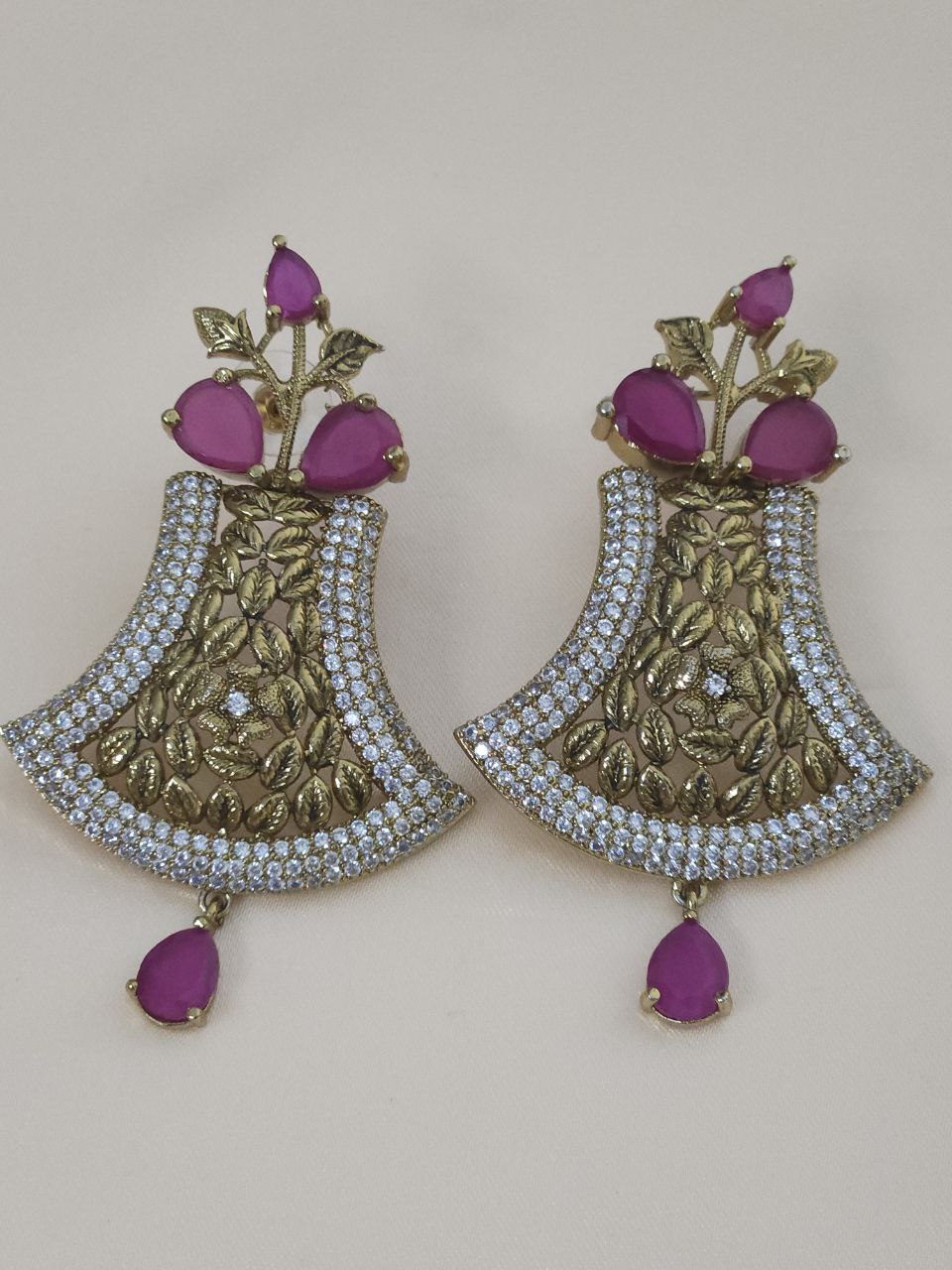 Premium Ruby AD Pendant Necklace