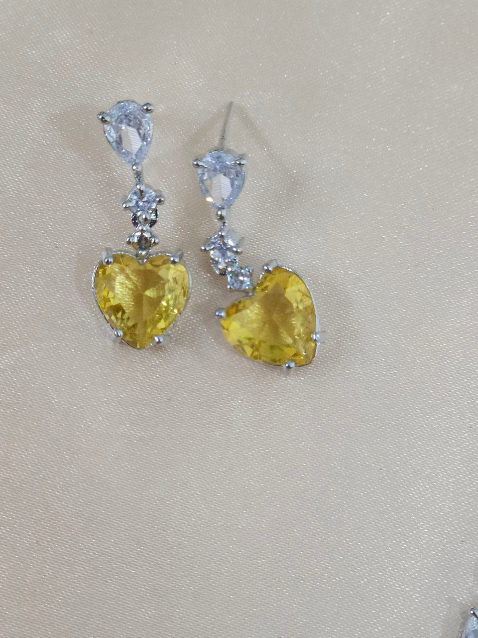 Yellow Heart Celebrity AD Necklace