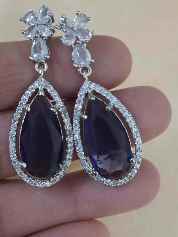 Purple Statement AD Necklace