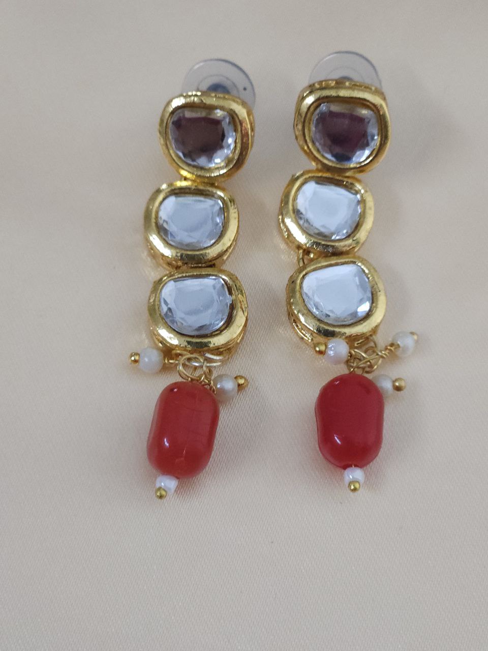 Red Mirror Choker Necklace