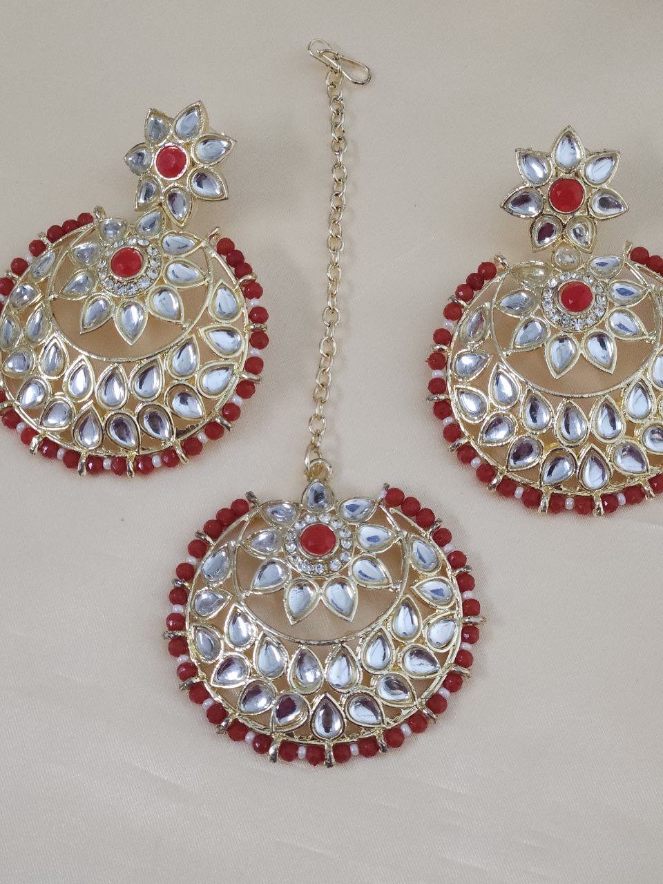 Red Pearl Choker Necklace