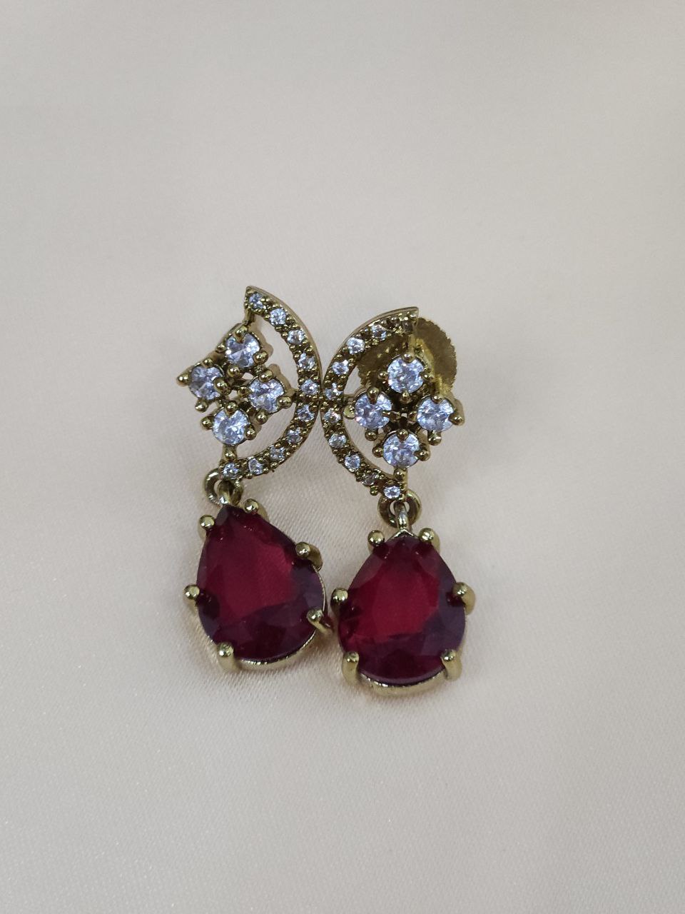 Red Drops 2-Layer AD Necklace