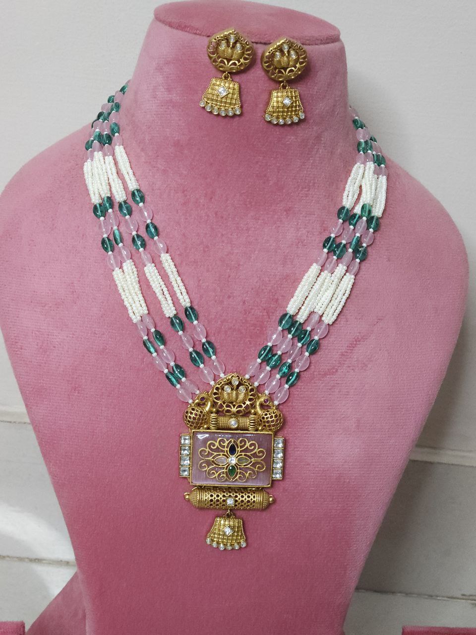 Premium Monalisa Rani Haar Long Necklace