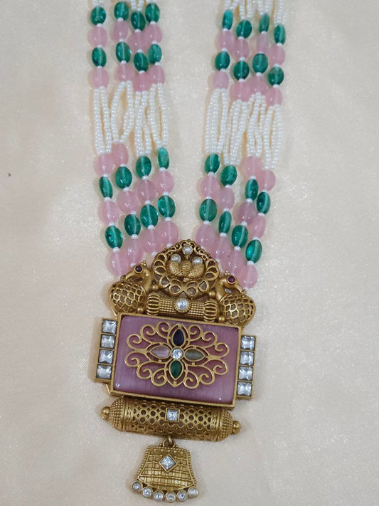 Premium Monalisa Rani Haar Long Necklace