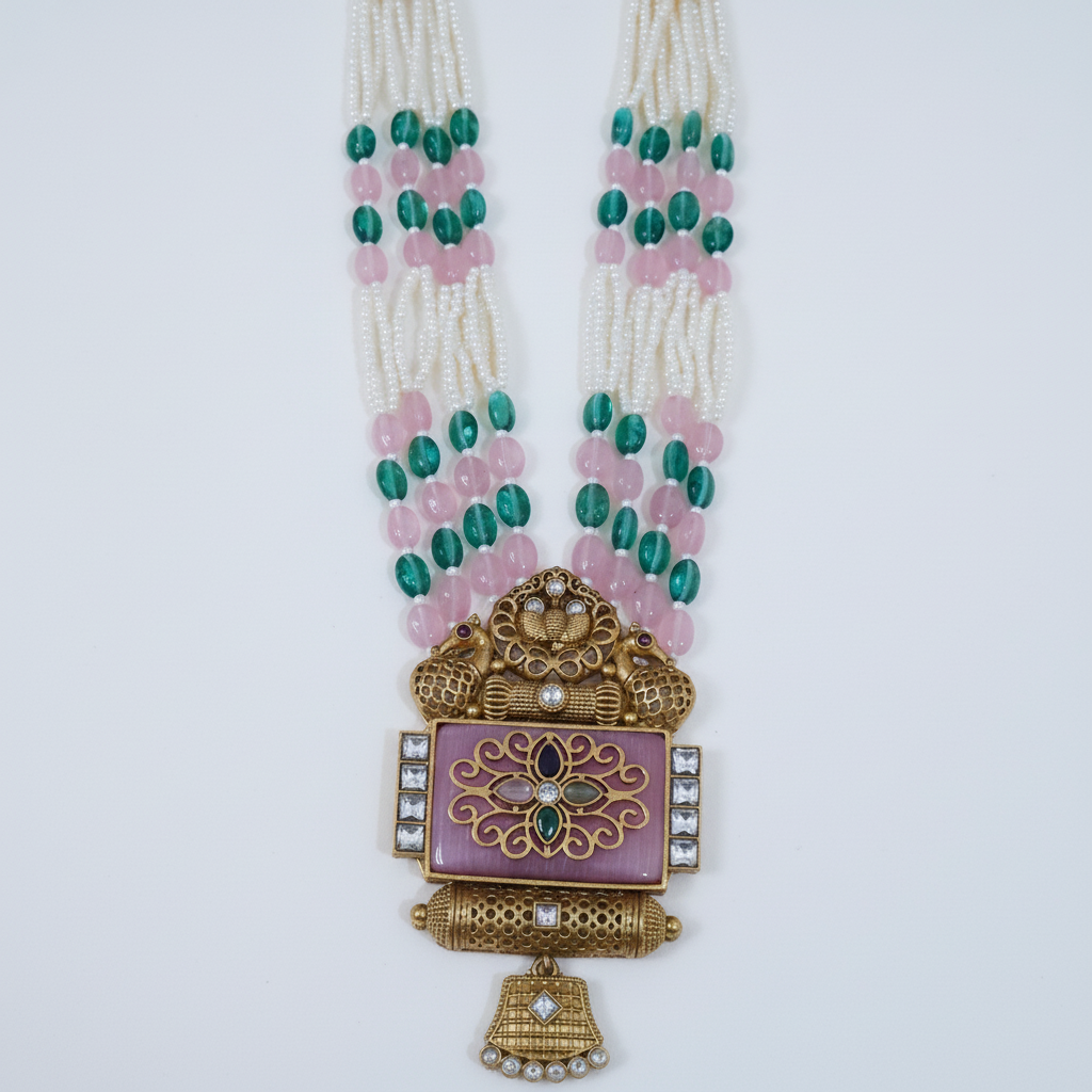 Premium Monalisa Rani Haar Long Necklace