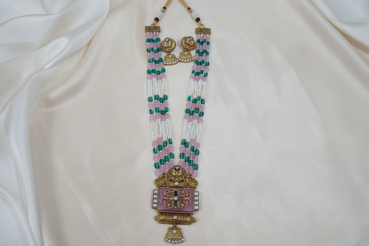 Premium Monalisa Rani Haar Long Necklace
