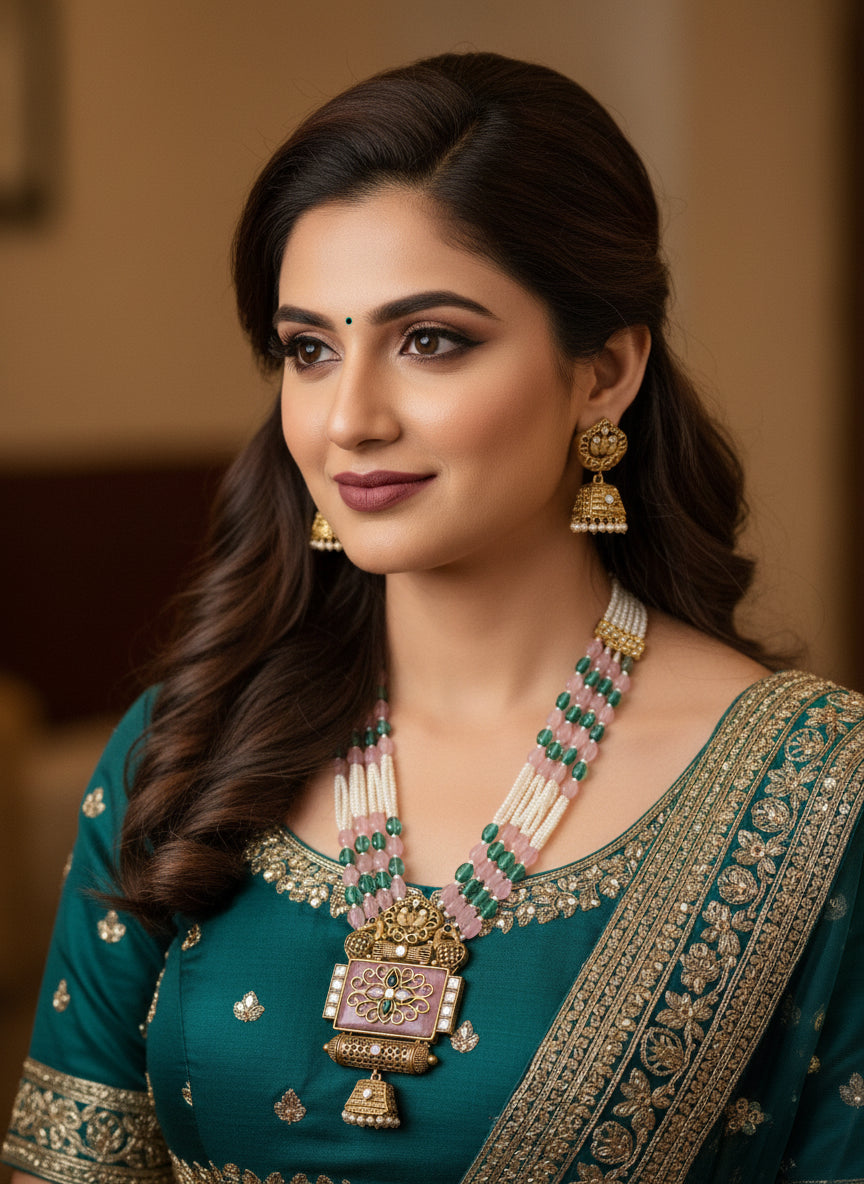 Premium Monalisa Rani Haar Long Necklace