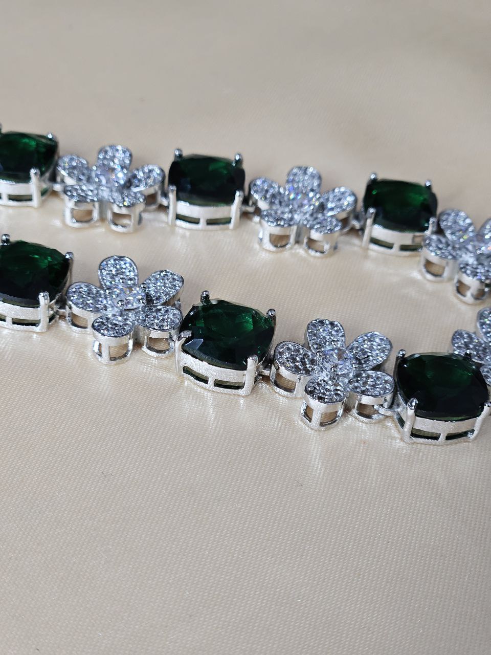 Premium Green Nano AD Necklace