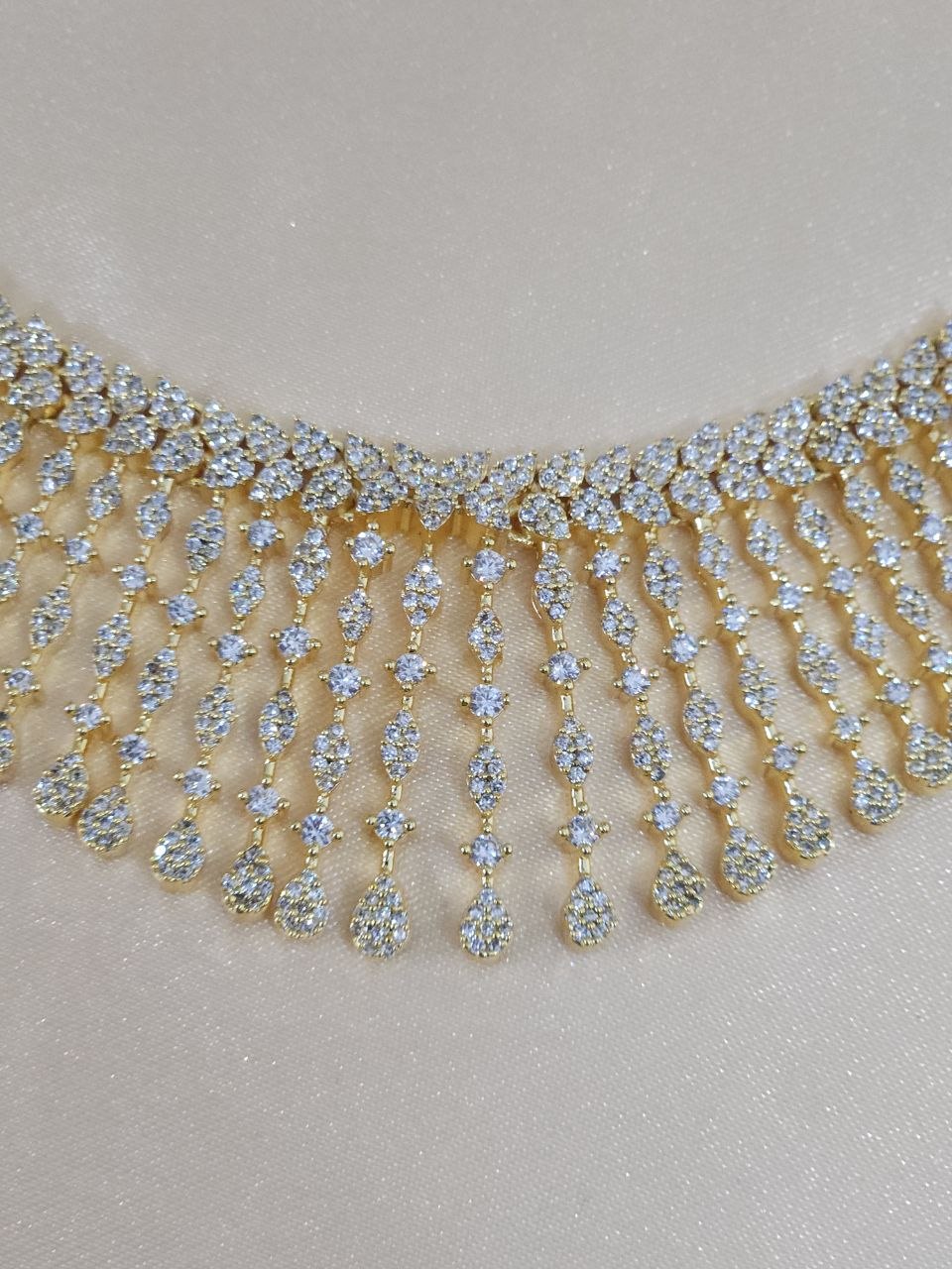 Tanishq Nano AD Premium Necklace For Reception
