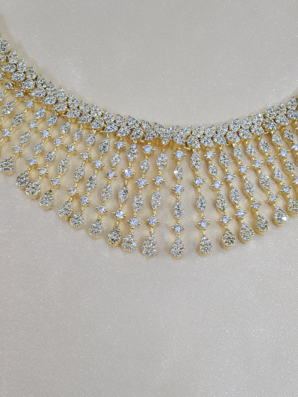 Tanishq Nano AD Premium Necklace For Reception